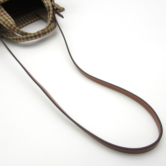 Celine Molle Cover Tice Tote Bag Canvas Brown Series - Picture 10 of 10